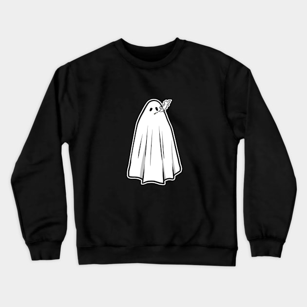 Ghost Crewneck Sweatshirt by jjsealion